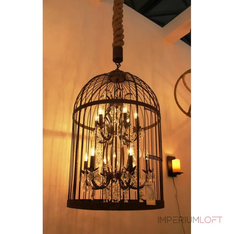 Подвесной светильник BlessLight Vintage Birdcage 5006–D4+4 30038
