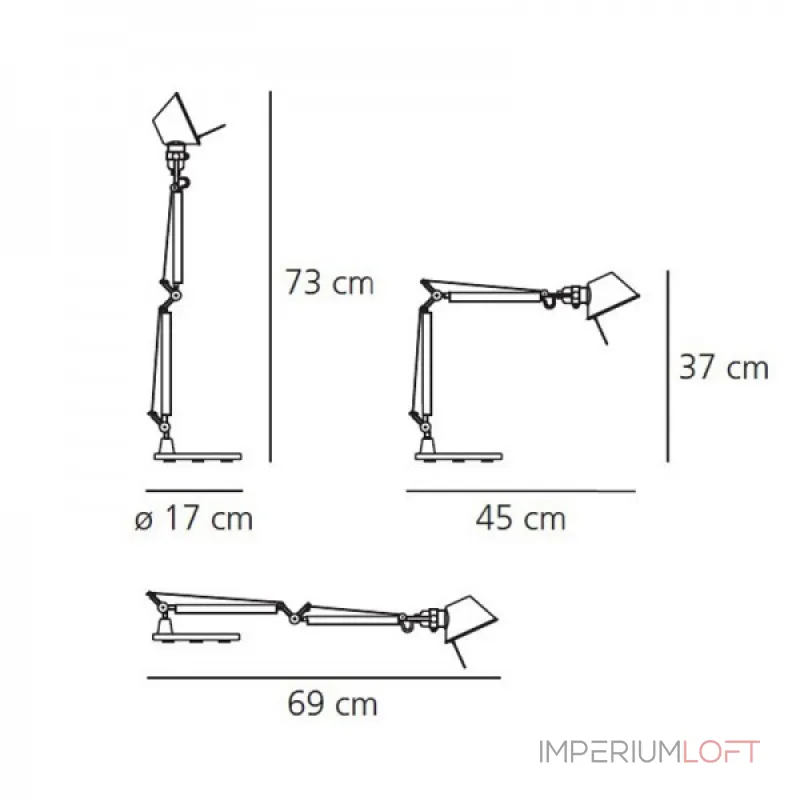 Настольная лампа BlessLight Tolomeo Micro 14619 Настольная лампа BlessLight Tolomeo Micro 14619