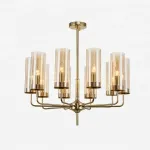 Люстра на штанге Glass Tube Chandelier 10