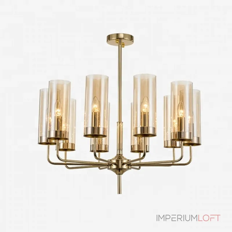 Люстра на штанге Glass Tube Chandelier 10