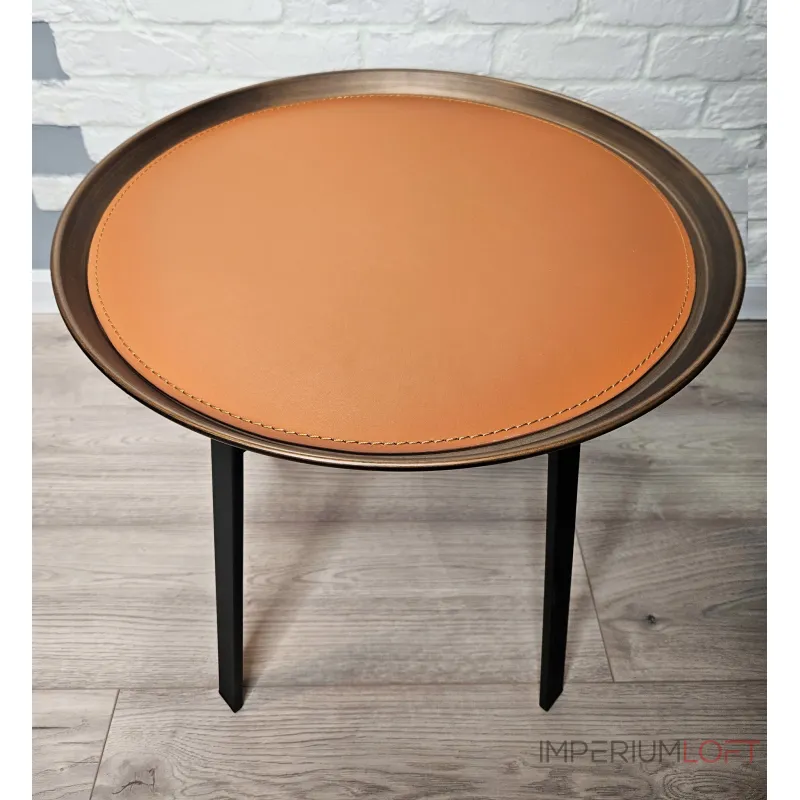 Стол кофейный BlessLight Husk leather plate 1138 Стол кофейный BlessLight Husk leather plate 1138