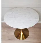 Стол tulip marble brass от ImperiumLoft