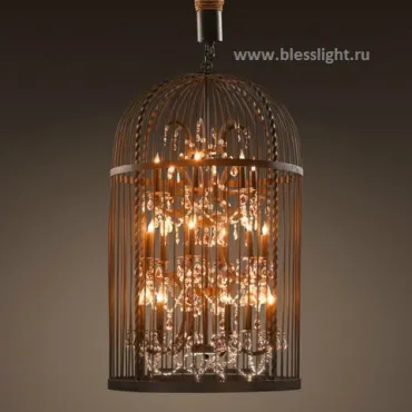 Подвесной светильник BlessLight Vintage Birdcage 5006–D6+6 30030 Подвесной светильник BlessLight Vintage Birdcage 5006–D6+6 30030