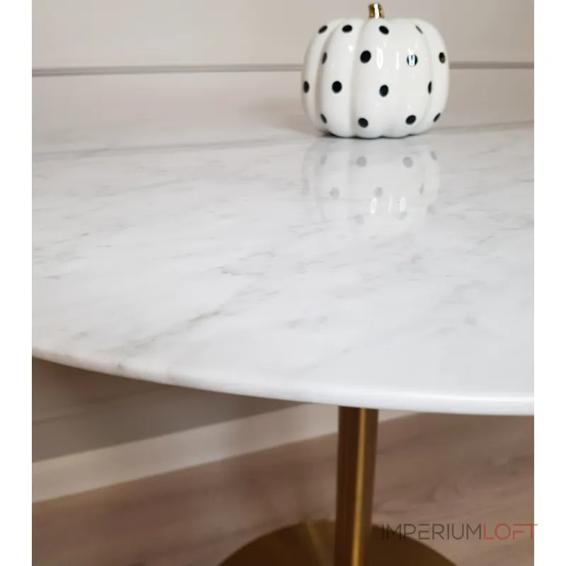 Стол tulip marble brass от ImperiumLoft