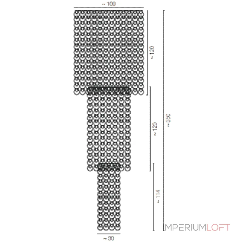 Подвесная люстра Giogali PL CAS 1
