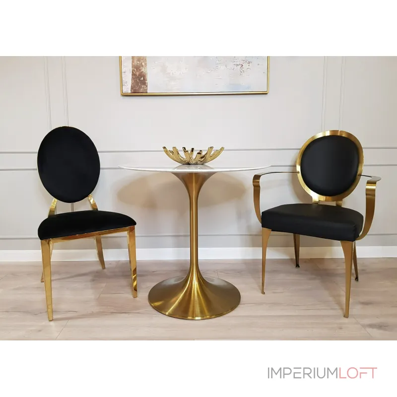 Стол tulip marble brass от ImperiumLoft
