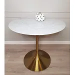 Стол tulip marble brass от ImperiumLoft