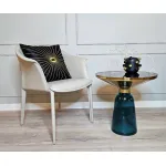 Ваза BlessLight Black little golden balls vase 5028