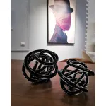Статуэтка BlessLight Black line ball 2054 от ImperiumLoft