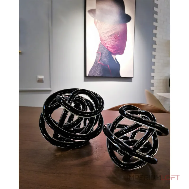 Статуэтка BlessLight Black line ball 2055 от ImperiumLoft