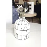 Ваза BlessLight Black line narrow mouth vase B 4051 от ImperiumLoft