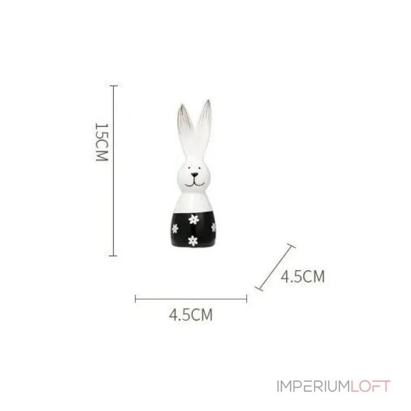Статуэтка BlessLight Flower rabbit 4092 от ImperiumLoft