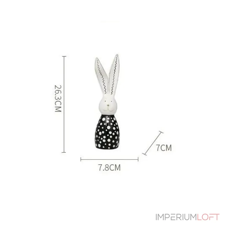 Статуэтка BlessLight Dot rabbit white 4094 от ImperiumLoft
