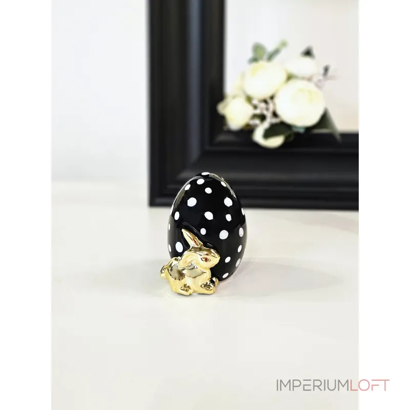 Статуэтка BlessLight Easter Rabbit Egg black 4098 от ImperiumLoft