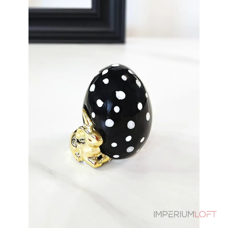 Статуэтка BlessLight Easter Rabbit Egg black 4098 от ImperiumLoft