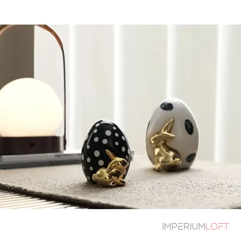 Статуэтка BlessLight Easter Rabbit Egg black 4098 от ImperiumLoft