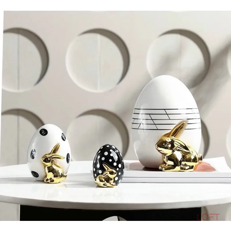 Статуэтка BlessLight Line Rabbit egg 4101 от ImperiumLoft Статуэтка BlessLight Line Rabbit egg 4101 от ImperiumLoft