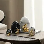 Статуэтка BlessLight Line Rabbit egg 4101 от ImperiumLoft