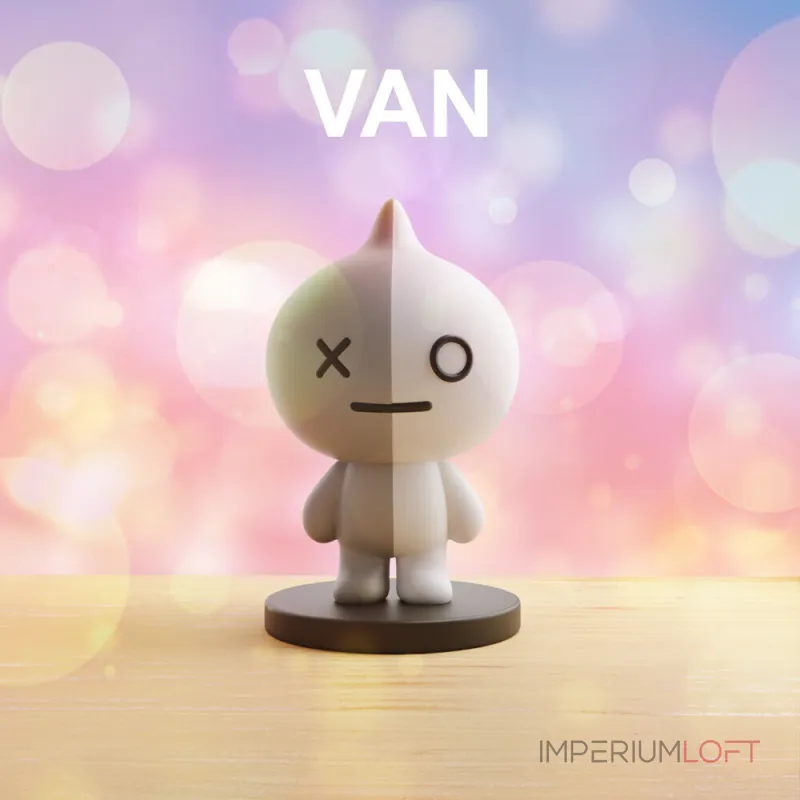 Статуэтка BlessLight BT21 Figure Pup Pet Grey 4117 от ImperiumLoft Статуэтка BlessLight BT21 Figure Pup Pet Grey 4117 от ImperiumLoft