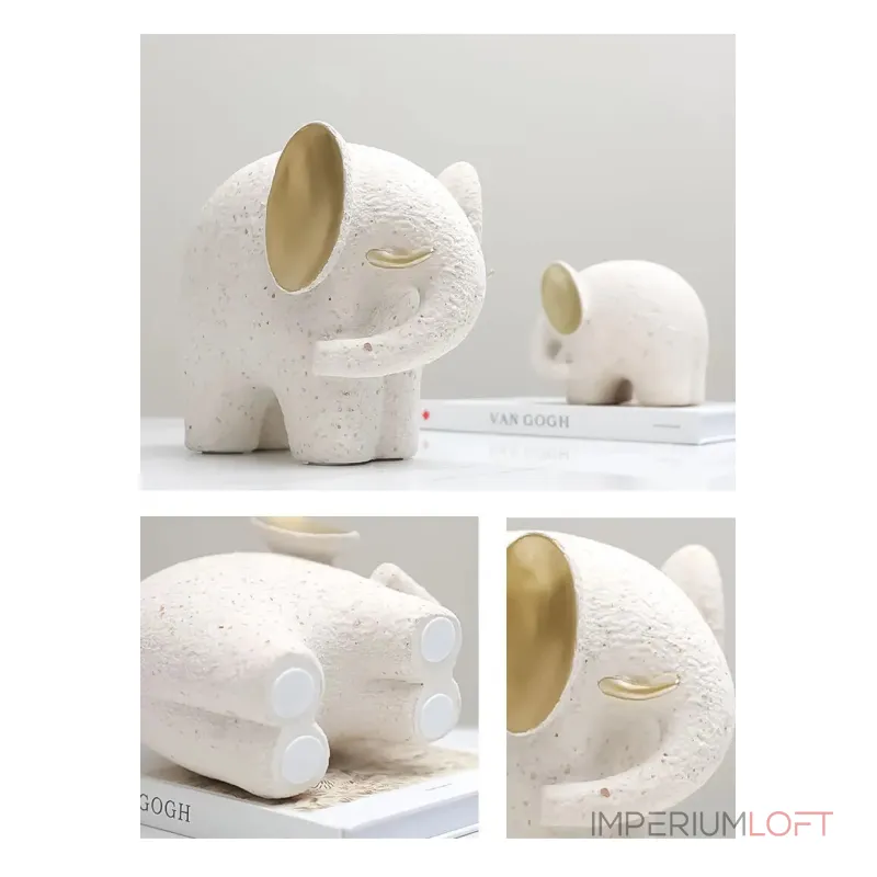 Статуэтка BlessLight Golden ear elephant A 4146 от ImperiumLoft Статуэтка BlessLight Golden ear elephant A 4146 от ImperiumLoft