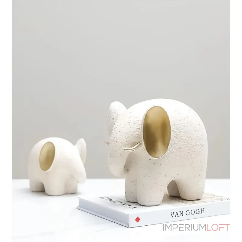 Статуэтка BlessLight Golden ear elephant A 4146 от ImperiumLoft Статуэтка BlessLight Golden ear elephant A 4146 от ImperiumLoft