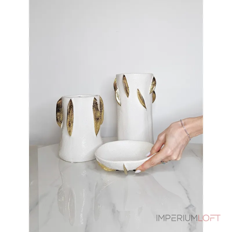Чаша BlessLight Round golden scale fruit bowl 4154 от ImperiumLoft Чаша BlessLight Round golden scale fruit bowl 4154 от ImperiumLoft