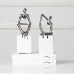 Статуэтка BlessLight Man ornament silver 4173 от ImperiumLoft