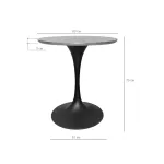 Стол обеденный BlessLight Tulip Round Walnut 4232 от ImperiumLoft