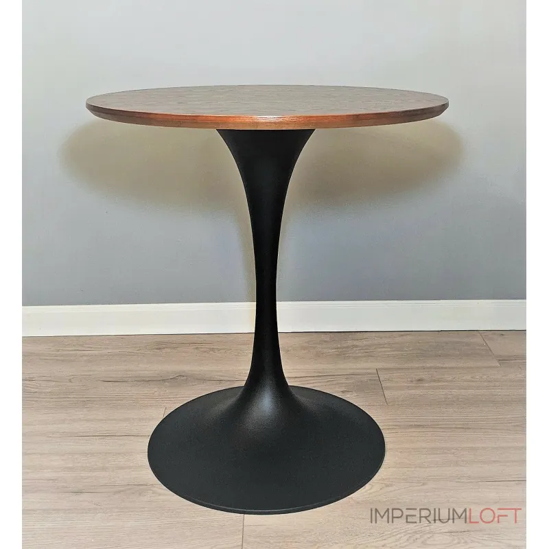 Стол обеденный BlessLight Tulip Round Walnut 4232 от ImperiumLoft
