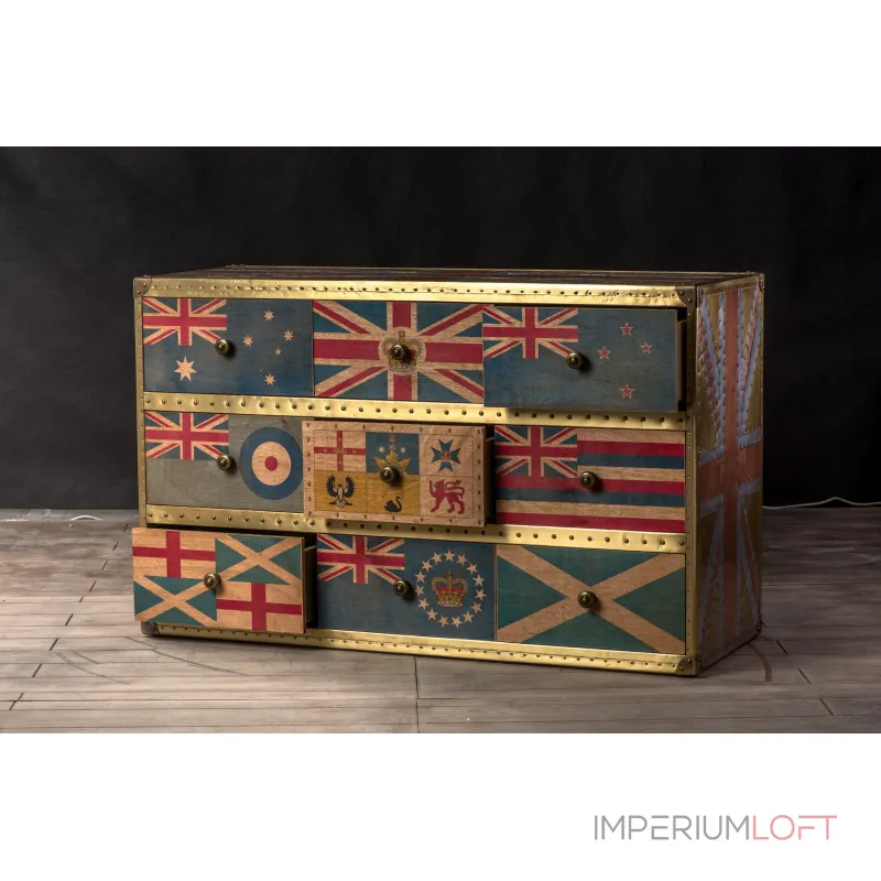 Комод BlessLight Union Jack Sirius Jet 4300 от ImperiumLoft Комод BlessLight Union Jack Sirius Jet 4300 от ImperiumLoft