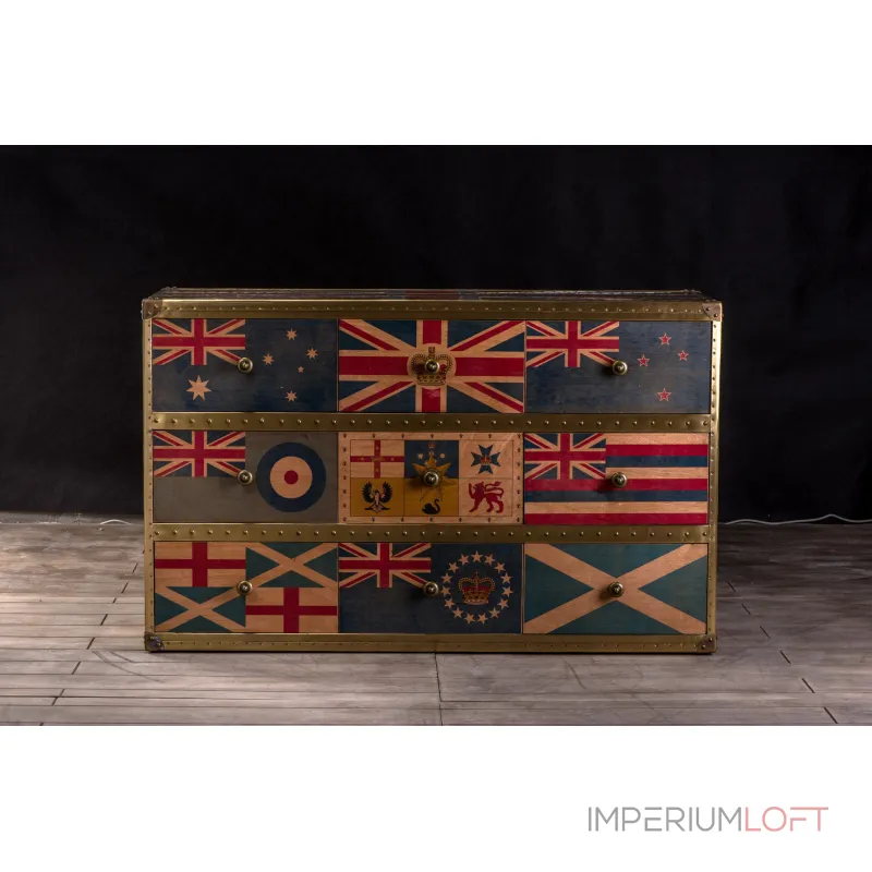 Комод BlessLight Union Jack Sirius Jet 4300 от ImperiumLoft Комод BlessLight Union Jack Sirius Jet 4300 от ImperiumLoft
