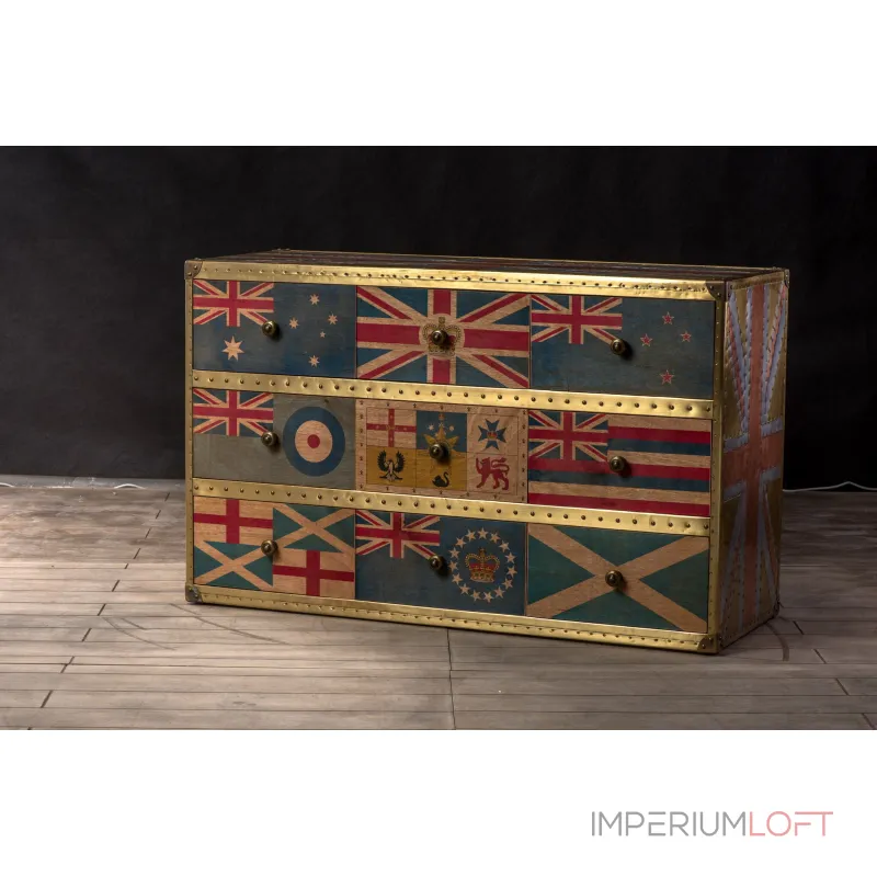 Комод BlessLight Union Jack Sirius Jet 4300 от ImperiumLoft Комод BlessLight Union Jack Sirius Jet 4300 от ImperiumLoft