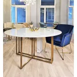 Стол BlessLight Marble Cross Round 4361