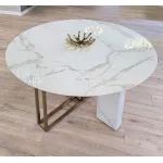 Стол BlessLight Marble Cross Round 4361