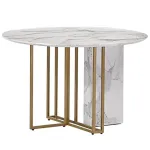 Стол BlessLight Marble Cross Round 4361
