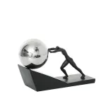 Статуэтка BlessLight Push man Black 4525 от ImperiumLoft