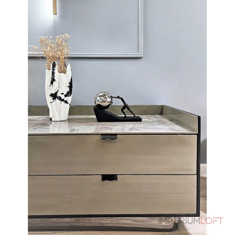 Статуэтка BlessLight Push man Black 4525 от ImperiumLoft