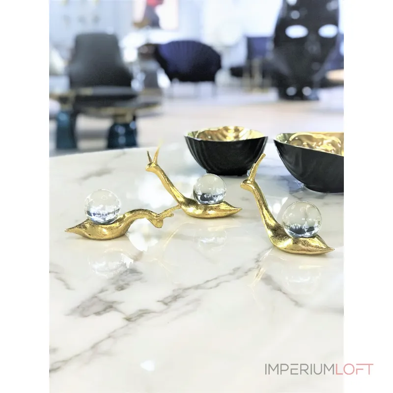 Статуэтка BlessLight Crystal snail 6098 от ImperiumLoft
