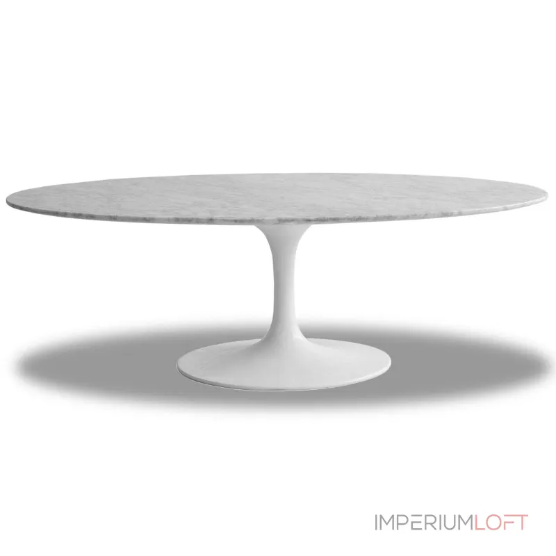 Стол BlessLight Tulip Oval Marble 9695 от ImperiumLoft