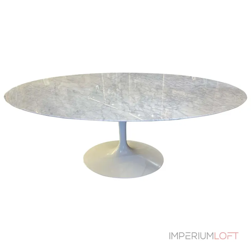 Стол BlessLight Tulip Oval Marble 9695 от ImperiumLoft