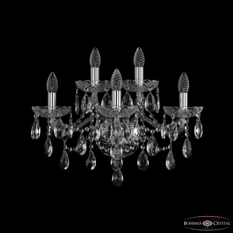 Бра Bohemia Ivele Crystal 1415 1415B/3+2/200/XL Ni от ImperiumLoft Бра Bohemia Ivele Crystal 1415 1415B/3+2/200/XL Ni от ImperiumLoft