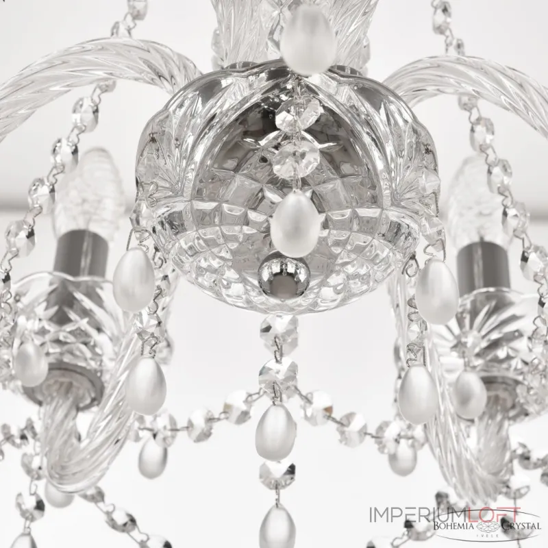 Подвесная люстра Bohemia Ivele Crystal 112 112/6/165 Ni V0300 Подвесная люстра Bohemia Ivele Crystal 112 112/6/165 Ni V0300