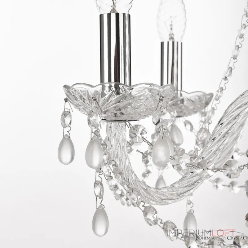 Подвесная люстра Bohemia Ivele Crystal 112 112/6/165 Ni V0300 Подвесная люстра Bohemia Ivele Crystal 112 112/6/165 Ni V0300