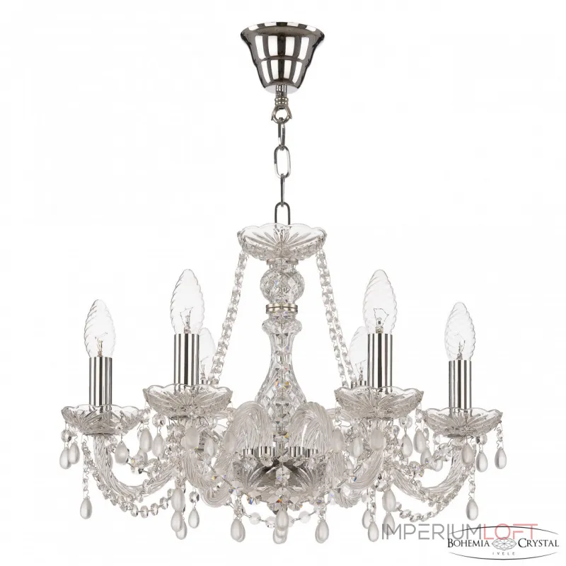 Подвесная люстра Bohemia Ivele Crystal 112 112/6/165 Ni V0300 Подвесная люстра Bohemia Ivele Crystal 112 112/6/165 Ni V0300