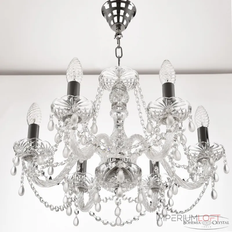 Подвесная люстра Bohemia Ivele Crystal 112 112/6/165 Ni V0300 Подвесная люстра Bohemia Ivele Crystal 112 112/6/165 Ni V0300