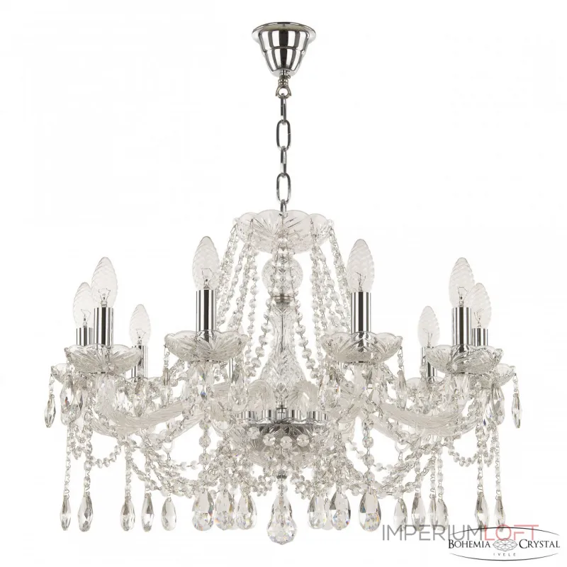 Подвесная люстра Bohemia Ivele Crystal 107 107/10/240 Ni
