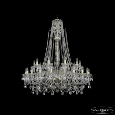 Подвесная люстра Bohemia Ivele Crystal 1411 1411/20+10/400/XL-130 G
