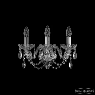 Бра Bohemia Ivele Crystal 1402 1402B/3/141 Ni Бра Bohemia Ivele Crystal 1402 1402B/3/141 Ni