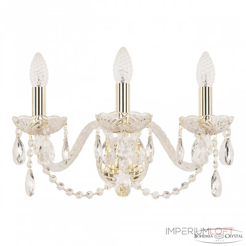 Бра Bohemia Ivele Crystal 101 101B/3/165 G от ImperiumLoft Бра Bohemia Ivele Crystal 101 101B/3/165 G от ImperiumLoft