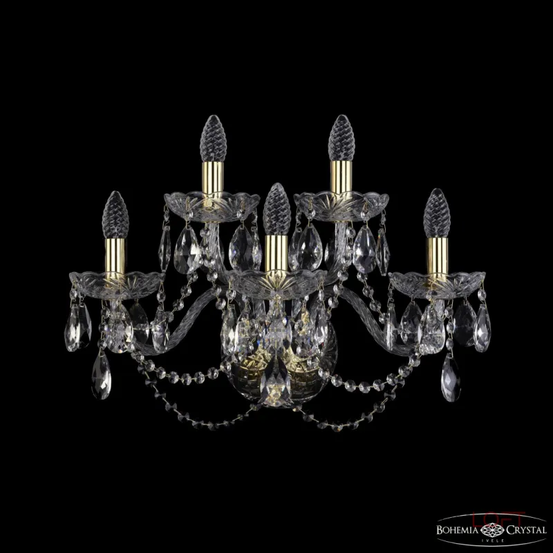 Бра Bohemia Ivele Crystal 1402 1402B/3+2/195/XL G от ImperiumLoft Бра Bohemia Ivele Crystal 1402 1402B/3+2/195/XL G от ImperiumLoft